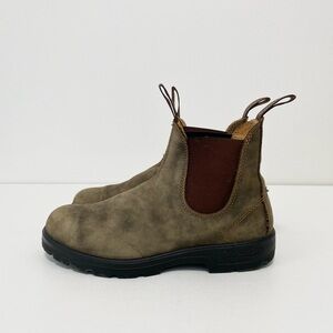 Blundstone Classic Boot in Rustic Brown Nubuck Suede *No Insoles*